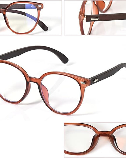 Blue Light Blocking Glasses for Computer/Gaming/Mobile Video - Reduce Eye Strain & Improve Sleep for Men and Women
