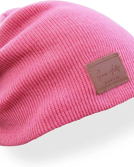 Grace Folly Knit Beanie Hat Cap for Men or Women
