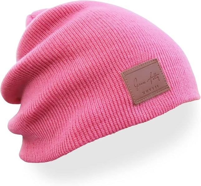 Grace Folly Knit Beanie Hat Cap for Men or Women