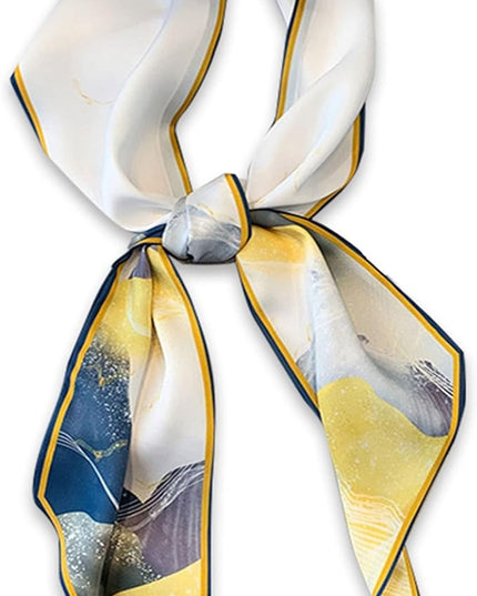 Purse Scarf For Handbags Head Scarves For Women's Hair Bags Scarfs Long Skinny Scarves Fashion Silky