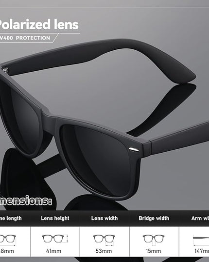 Polarized Sunglasses Womens Men - Sun glasses Fashion Trendy Driving Fishing UV Blocking UV400 Protection