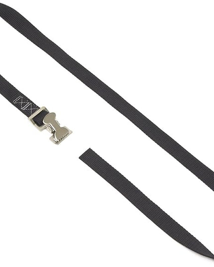 PowerTye 1in x 4ft Utility Lashing Strap - Made in USA - 150 lb. Working Load Limit / 450 lb. Breaking Strength - Black (4-Pack)