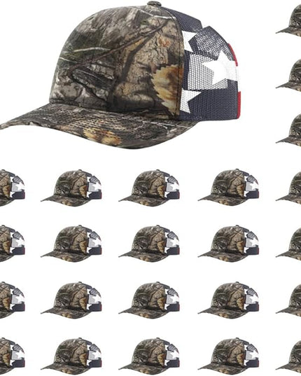 Richardson 112 Classic Six-Panel Adjustable Snapback Trucker Cap | Bulk Packs Available