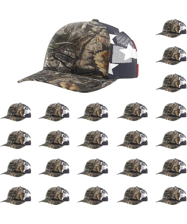 Richardson 112 Classic Six-Panel Adjustable Snapback Trucker Cap | Bulk Packs Available