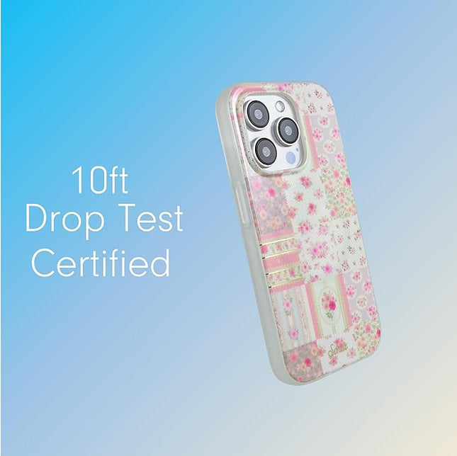 Sonix Protective Phone Case for iPhone 15 Pro | Compatible with Magsafe | 10ft Drop Tested | Patchwork Cottage