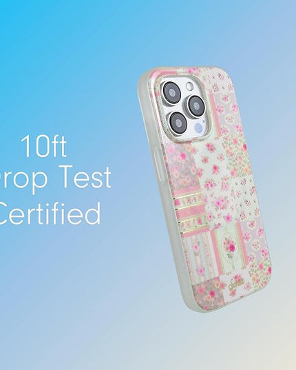 Sonix Protective Phone Case for iPhone 15 Pro Max | Compatible with Magsafe | 10ft Drop Tested | Patchwork Cottage