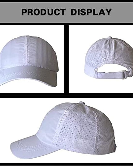 VOASTEK Running Hats for Men Baseball Cap Outdoor Essentials Runner Hat Jogging Cap Tennis Golf Workout Hats