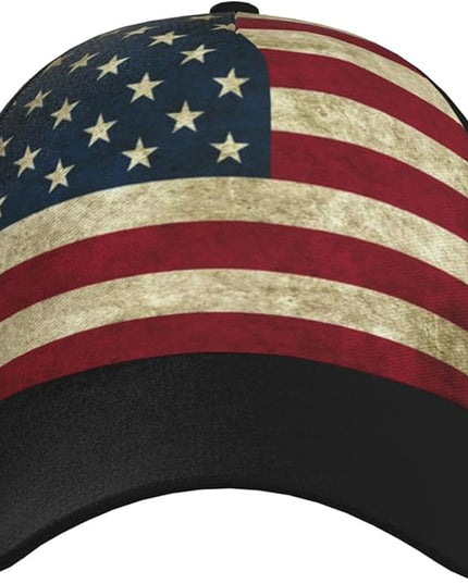 Cute Flag Baseball Cap Hats for Women Men Trucker Hat Patriotic Adjustable Snapback Ball Cap Hat