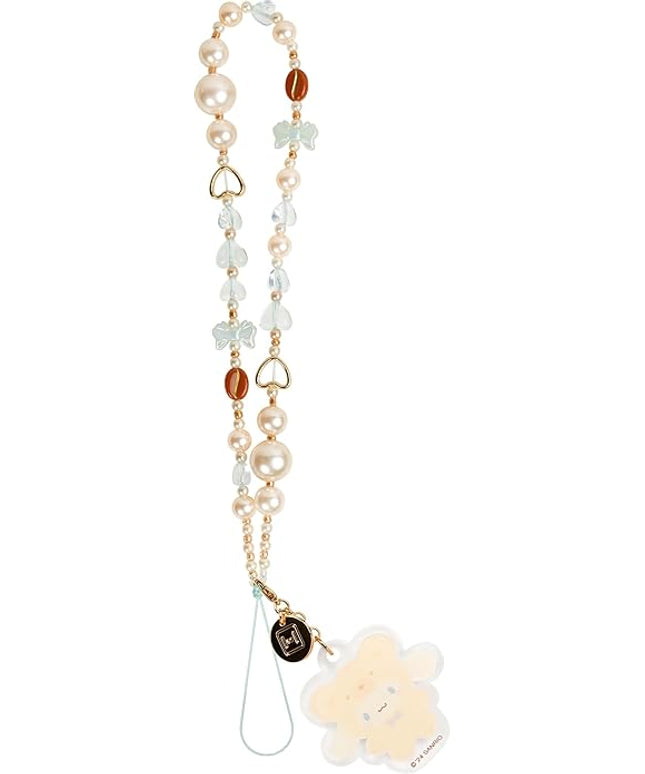 iFace Hello Kitty and Friends Beaded Wristlet Universal Charm Strap [Latte Bear Series] – Cute Wrist Strap for Cell Phone Camera Keys AirPods