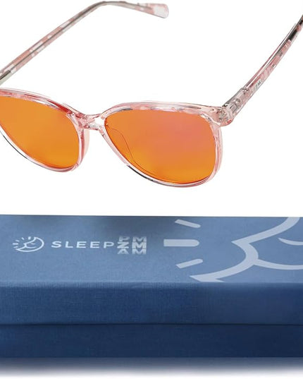 100% Blue Light Blocking Glasses - Women + Men - Better Sleep - Anti Eye Strain Protection - Computer Screens Gaming