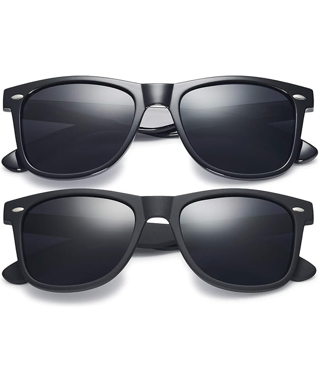 Retro Rewind Polarized Sunglasses for Men and Women - UV Protection Classic Sun Glasses