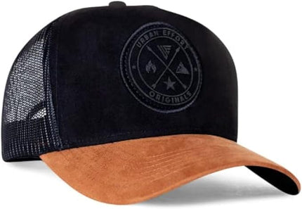 Urban Effort Mesh Back Cap - for Men and Women Baseball Hat 5-Panel Trucker Hat - Great Snapback Closure for Hunting & Hiking