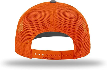 Richardson 112 Trucker Hat - Premium Adjustable Snapback Hat - Structured Six Panel Richardson Blank Caps