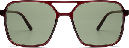 SOJOS Trendy Vintage Aviator Square Sunglasses For Womens Mens Retro 70s UV400 Women Sun Glasses SJ2327