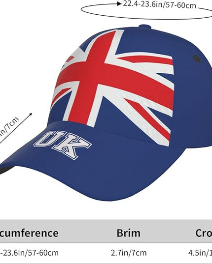 Cute Flag Hats Adjustable Baseball Snapback Hat Caps Trucker for Men Women