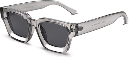 VANLINKER Thick Square Sunglasses for Men Women Retro Chunky Rectangle Shades UV400 Protection VL9731