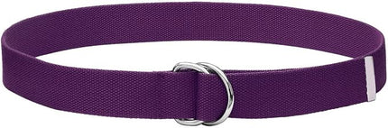 Falari Canvas Web Belt Metal Double D Ring Buckle for Men Women Casual Cloth Military Style Belt 1 1/2" Wide