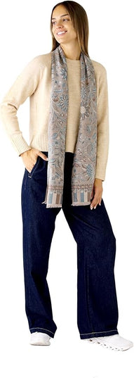 Scarf for Women Spanish Design Elegant Long Shawl Scarves for Summer Fall