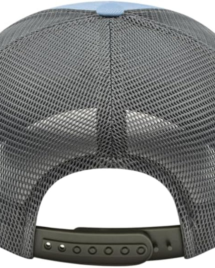 Cap America i8502 Flexfit 110 Premium Mid Profile 6-Panel Mesh Back Trucker Cap Hat w/UV Guard & Adjustable Snapback