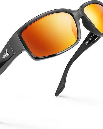 KastKing Skidaway Polarized Sport Sunglasses for Men and Women,Ideal for Driving Fishing Cycling and Running,UV Protection