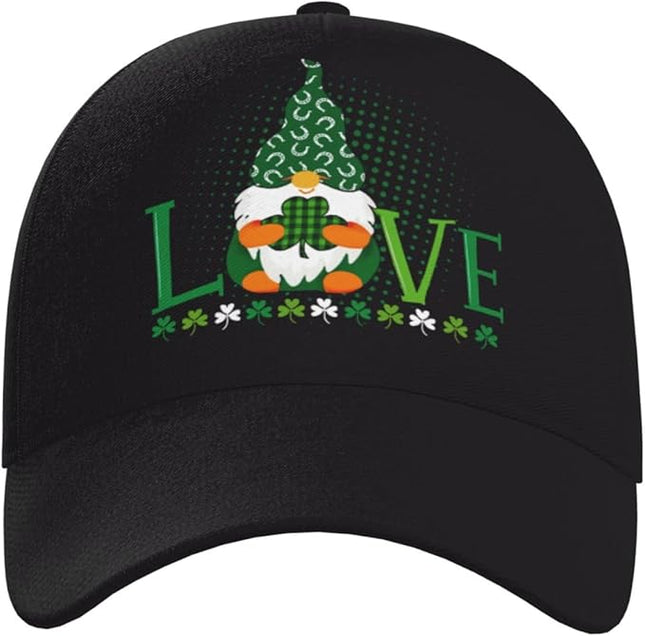 St. Patrick's Day Baseball Cap, Irish Green Clover Trucker Hat for Men Women, Fashion Adjustable Sun Visor Dad Hat