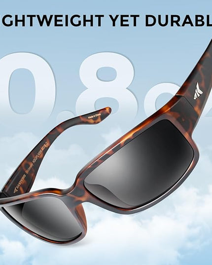 KastKing Skidaway Polarized Sport Sunglasses for Men and Women,Ideal for Driving Fishing Cycling and Running,UV Protection