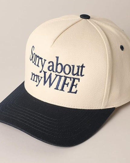 MIRMARU Two-Tone Vintage Canvas Trucker Hats for Men & Women, Adjustable Size Baseball Caps with Trendy Embroidered Design