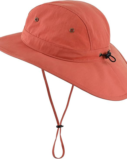 Home Prefer Summer UPF 50+ Men's Bucket Sun Hat Wide Brim Fishing Hat Safari Hat