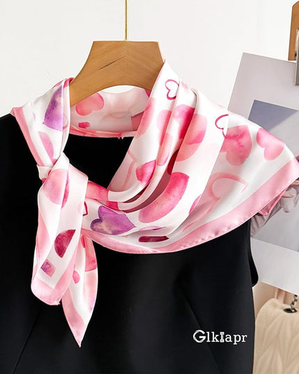 Satin Bandana Headscarf for Women Silky Hair Scarves for Fashion Lightweight