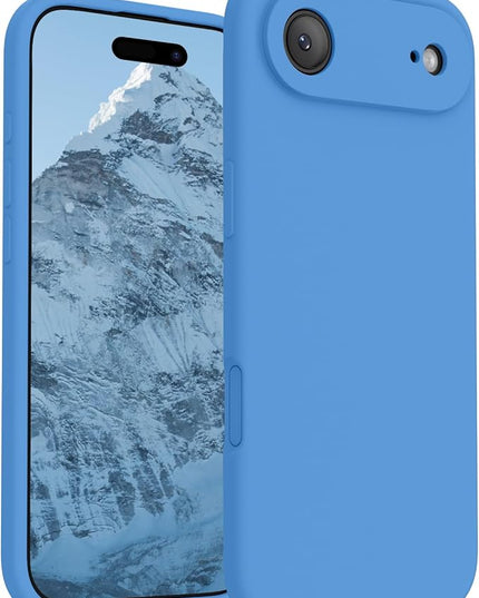 FireNova Magnetic for iPhone Air Case, Compatible with MagSafe, [Integrated Silicone Camera Control Button] [Camera Protection] Microfiber Lining Phone Case for iPhone 17 Air, 6.5", Blue