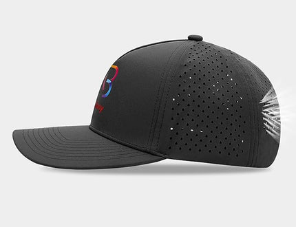 AB ALOSUNY Men Adjustable Baseball Cap with Curved Breathable Quick-Drying Laser-Cut Mesh Back Closure Hat
