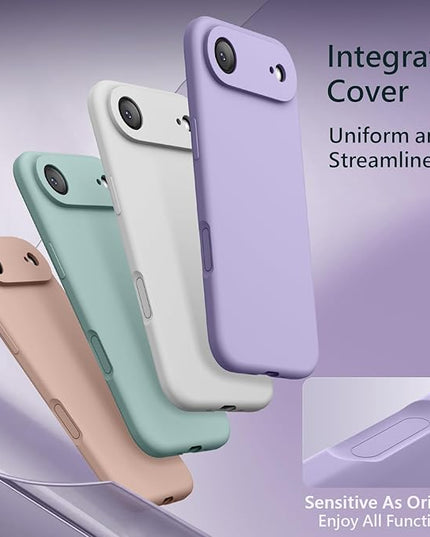 FireNova Magnetic for iPhone Air Case, Compatible with MagSafe, [Integrated Silicone Camera Control Button] [Camera Protection] Microfiber Lining Phone Case for iPhone 17 Air, 6.5", Clove Purple