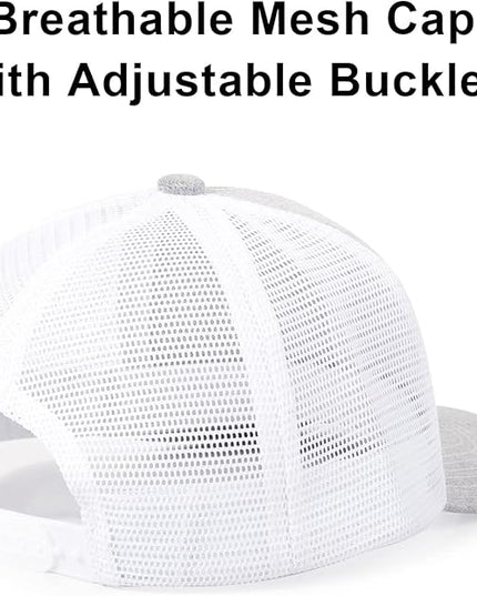 kozinu Unisex Trucker Hats Blank Mesh Snapback Hats Sport Plain Baseball Caps Adjustable Fitted Hat
