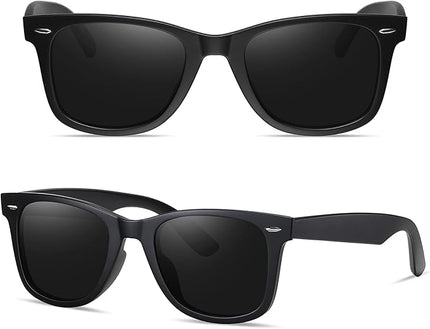 MEETSUN Polarized Sunglasses for Women Men Classic Retro Square Frame Driving Sun Glasses UV Protection