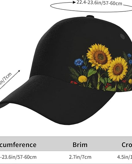 St. Patrick's Day Baseball Cap for Men Women Flower Print Sport Outdoor Travel Trucker Hat Sun Protection Dad Hats