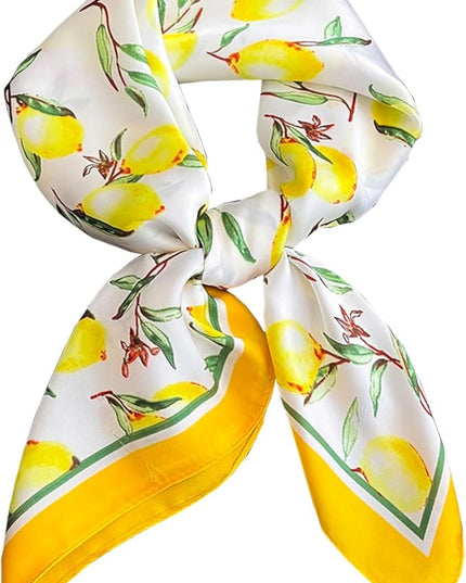 Satin Bandana Headscarf for Women Silky Hair Scarves for Fashion Lightweight