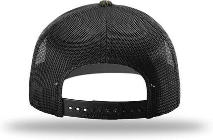 Richardson 112 Trucker Hat - Premium Adjustable Snapback Hat - Structured Six Panel Richardson Blank Caps