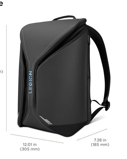 Lenovo Legion 16-inch Armored Gaming Backpack GB900, 20L Capacity, Water-Resistant, Beathable & Ergonomic Shoulder Straps, Multiple Pockets, Black