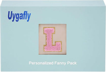 Uygafly Valentines Day Birthday Gift for Kids Teen Girls - Birthday Gifts for Girl,Personalized Fanny Pack Crossbody Bag Gifts for Women Teacher Preppy - Gift for 5-10 Year Old Girls - Cream,L