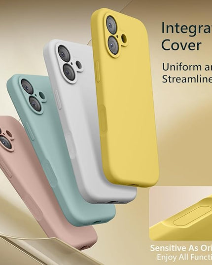 FireNova Magnetic for iPhone 17 Case, Compatible with MagSafe, [Integrated Silicone Camera Control Button] [Camera Protection] Anti-Scratch Microfiber Lining Phone Case, 6.3", Yellow