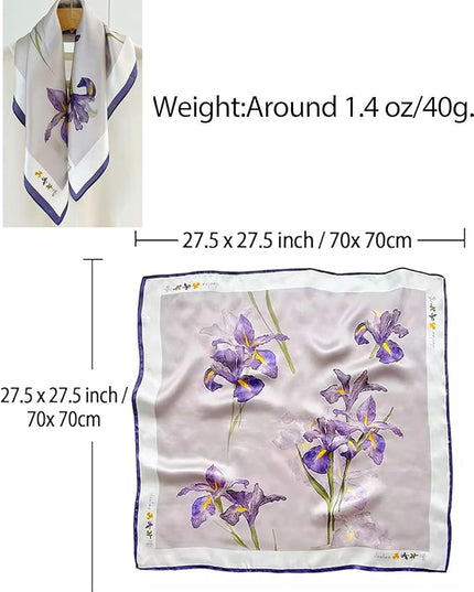 Dailyacc Hair Bandanas Scarf For Women Lightweight Fashion Neck Silk Satin Head Scarves For Sleeping Handbags Scarf