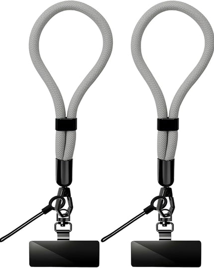 Phone Lanyard, 2 Pack Adjustable Cell Phone Lanyard Hand Phone Wrist Strap with Tether Tabs for Smartphones