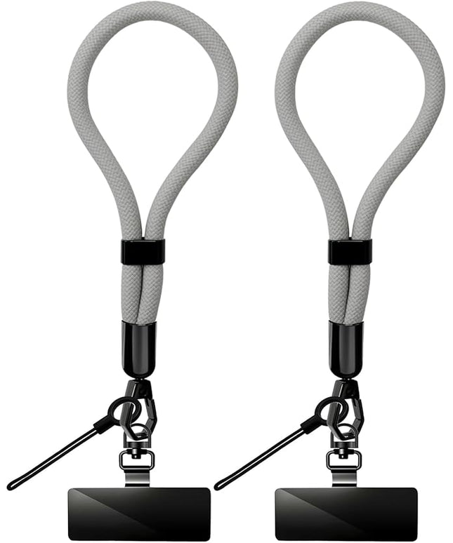 Phone Lanyard, 2 Pack Adjustable Cell Phone Lanyard Hand Phone Wrist Strap with Tether Tabs for Smartphones