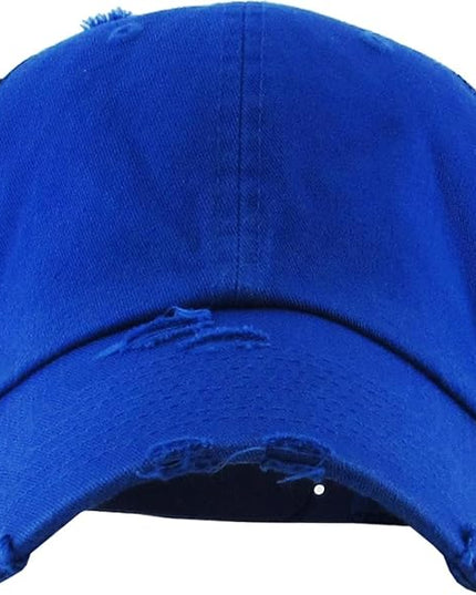 KBETHOS Vintage Washed Distressed Cotton Dad Hat Baseball Cap Adjustable Polo Trucker Unisex Style Headwear