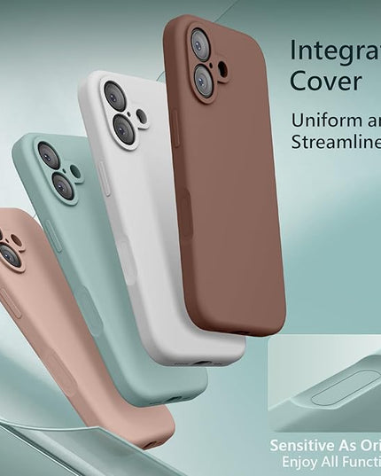 FireNova Magnetic for iPhone 17 Case, Compatible with MagSafe, [Integrated Silicone Camera Control Button] [Camera Protection] Anti-Scratch Microfiber Lining Phone Case, 6.3", Mint Green