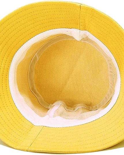 XYIYI Fashion Embroidery Bucket Hat Cotton Beach Fisherman Hats for Women Girls