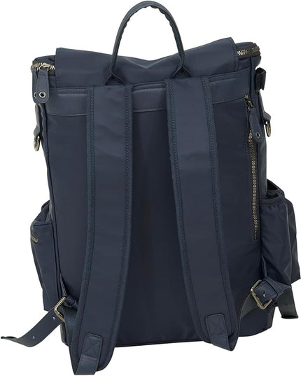 Grand Prix Deluxe Equestrian Backpack, Water-Repellent Riding Gear Bag with Boot Compartment and Multiple Pockets, Navy