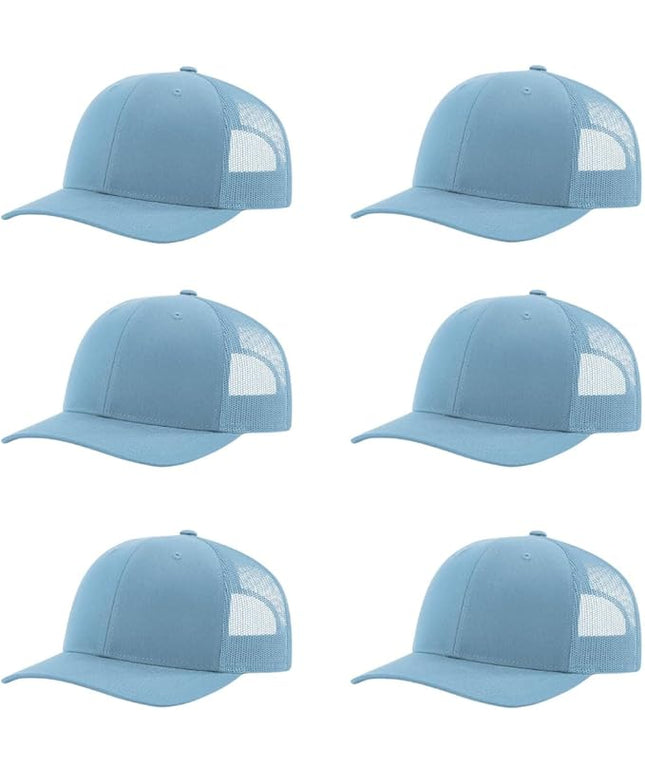 Richardson 112 Classic Six-Panel Adjustable Snapback Trucker Cap | Bulk Packs Available
