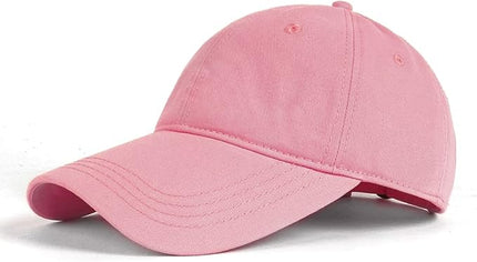 Zylioo XL XXL Oversize Baseball Cap, 100% Cotton Adjustable Dad Hat for Big Heads 23.5"-25.5", Soft Crown Large Size Cap