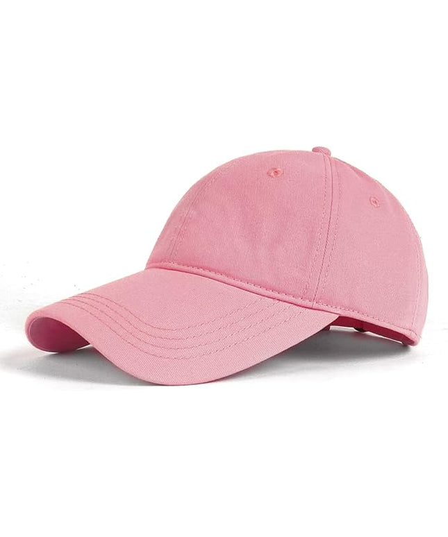 Zylioo XL XXL Oversize Baseball Cap, 100% Cotton Adjustable Dad Hat for Big Heads 23.5"-25.5", Soft Crown Large Size Cap